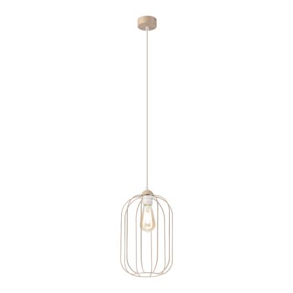 Lampă suspendată pe cablu DESTELLO 1xE27/15W/230V Ø 21 cm bej