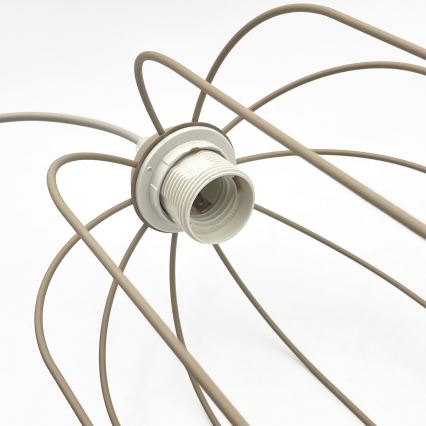 Lampă suspendată pe cablu DESTELLO 1xE27/15W/230V Ø 21 cm bej