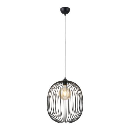 Lampă suspendată pe cablu DESTELLO 1xE27/15W/230V Ø 33 cm negru
