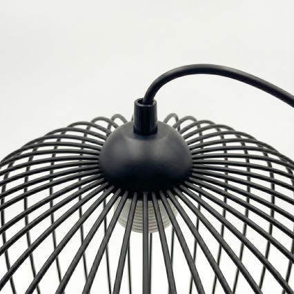 Lampă suspendată pe cablu DESTELLO 1xE27/15W/230V Ø 33 cm negru