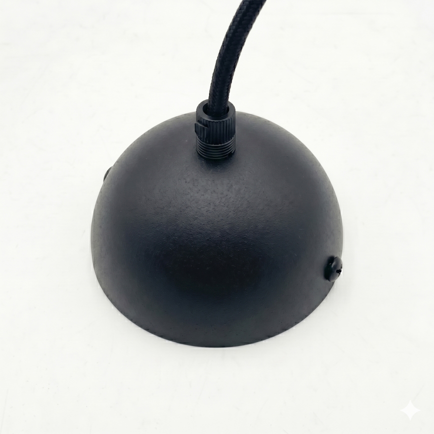 Lampă suspendată pe cablu DESTELLO 1xE27/15W/230V Ø 33 cm negru