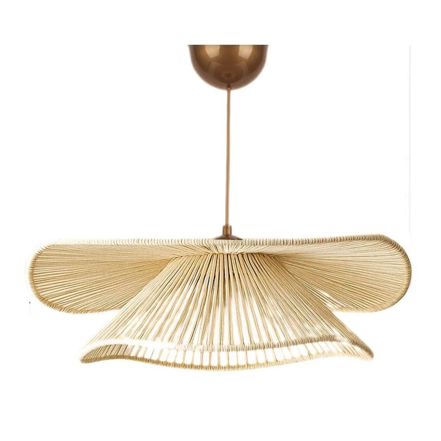 Lampă suspendată pe cablu DUVELA 1xE27/40W/230V bej