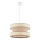 Lampă suspendată pe cablu HALO 1xE27/60W/230V bej/crem