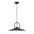 Lampă suspendată pe cablu HATTORI 1xE27/15W/230V, neagră