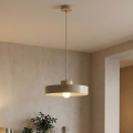 Lampă suspendată pe cablu KIVI 1xE27/15W/230V bej