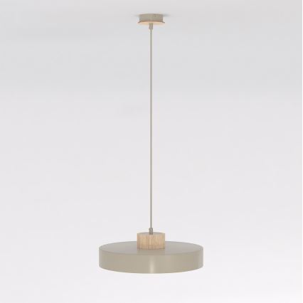 Lampă suspendată pe cablu KIVI 1xE27/15W/230V bej