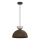 Lampă suspendată pe cablu NEVIS 1xE27/15W/230V, Ø 29 cm, maro