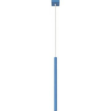 Lampă suspendată pe cablu PASTELO 1xG9/8W/230V albastră