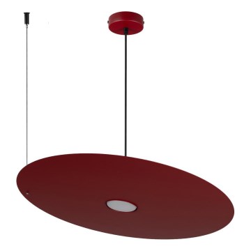 Lampă suspendată pe cablu PIATTO 1xGX53/15W/230V Ø 55 cm, vișinie