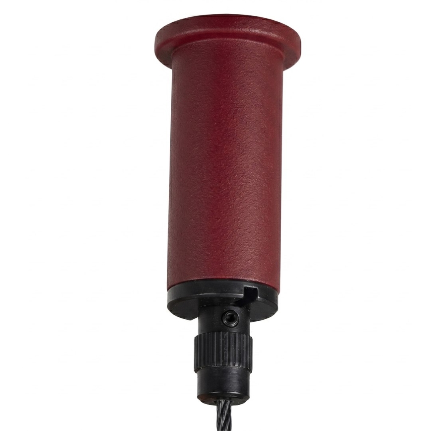 Lampă suspendată pe cablu PIATTO 1xGX53/15W/230V Ø 55 cm, vișinie