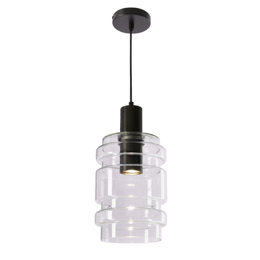 Lampă suspendată pe cablu RADON 1xE27/40W/230V transparentă