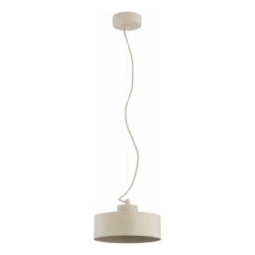 Lampă suspendată pe cablu SELIA 1xE27/15W/230V, bej