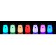Lampă tactilă pentru copii LED RGB BEAR LED/0,4W/5V roz + USB