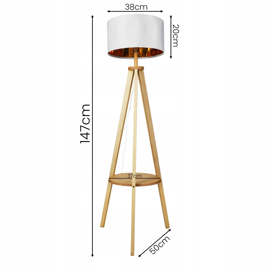 Lampadar 1xE27/40W/230V alb