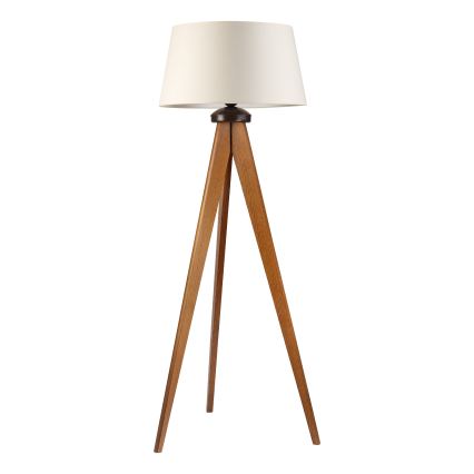 Lampadar AIDA 1xE27/15W/230V stejar/crem