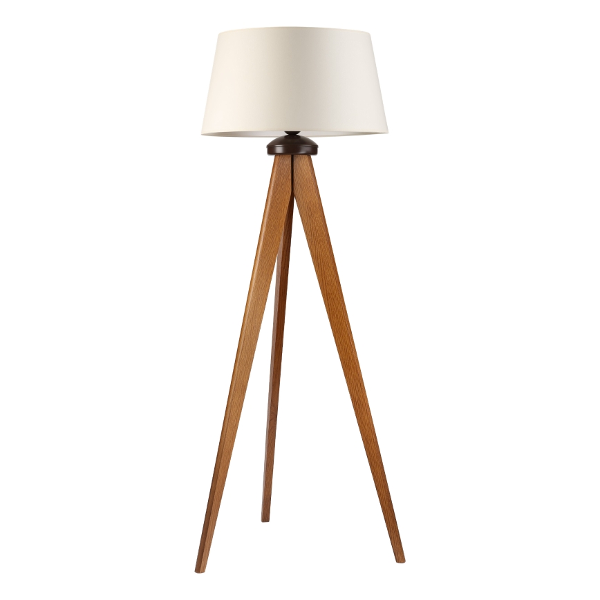 Lampadar AIDA 1xE27/15W/230V stejar/crem