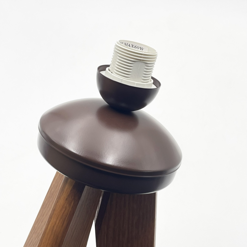 Lampadar AIDA 1xE27/15W/230V stejar/rafie