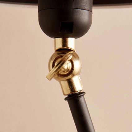 Lampadar AYD, 1x E27, 40 W, 230 V, negru/maro