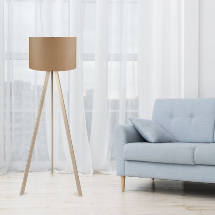 Lampadar AYD, 1xE27/40W/230V, maro/bej
