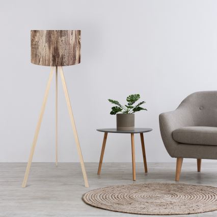 Lampadar AYD 1xE27/40W/230V maro/bej