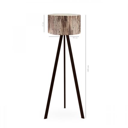 Lampadar AYD 1xE27/40W/230V maro