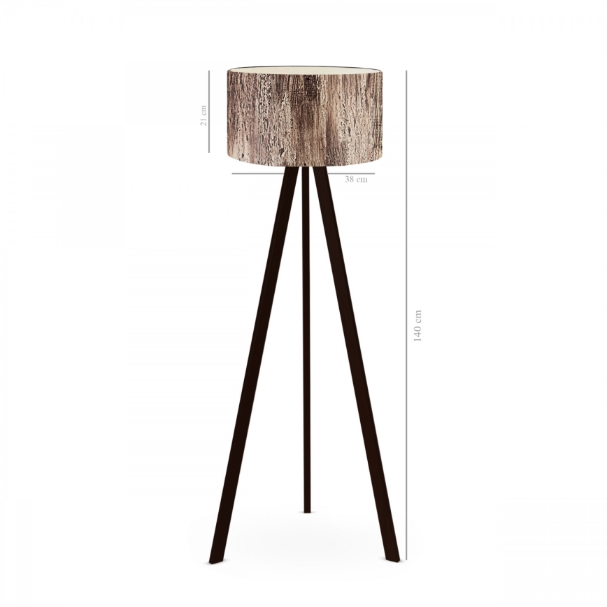 Lampadar AYD 1xE27/40W/230V maro