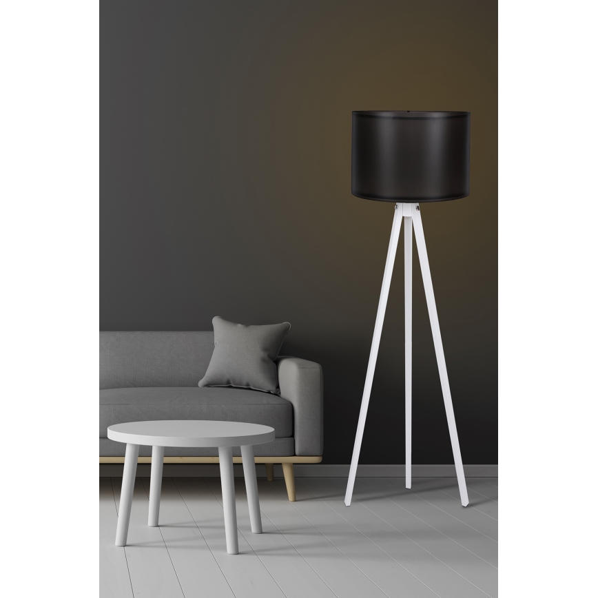 Lampadar AYD 1xE27/60W/230V negru/alb