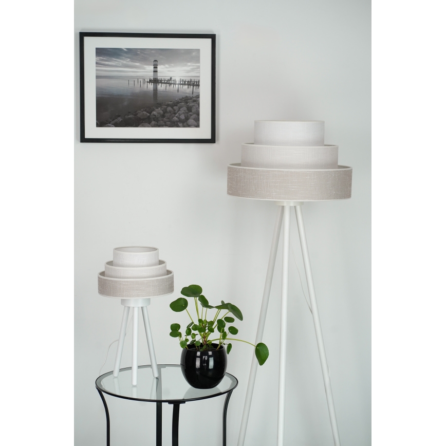 Lampadar Brilagi ALASKA LUNETA 1xE27/15W/230V gri/crem