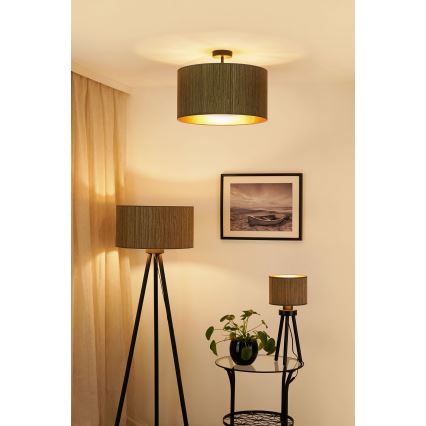 Lampadar Brilagi BOSTON ROLLER 1xE27/15W/230V maro/auriu