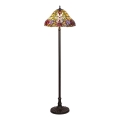 Lampadar cu abajur din sticlă vitrată Tiffany 2xE27/60W/230V Rabalux