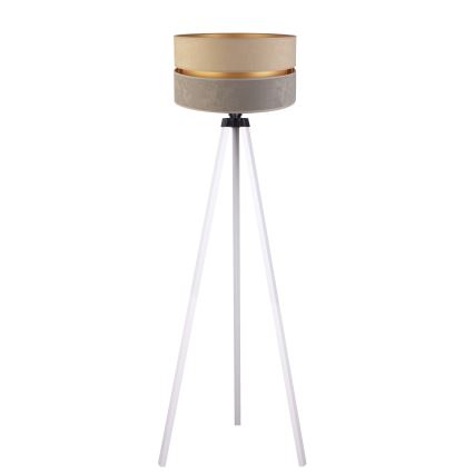 Lampadar Duolla DUO 1xE27/60W/230V d. 44 cm bej/gri/alb