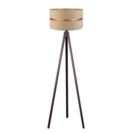 Lampadar Duolla DUO 1xE27/60W/230V d. 44 cm bej/wenge