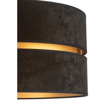 Lampadar Duolla DUO 1xE27/60W/230V d. 44 cm negru/maro