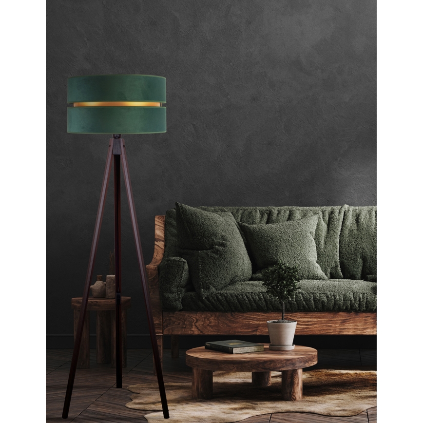 Lampadar Duolla DUO 1xE27/60W/230V d. 44 cm verde/wenge