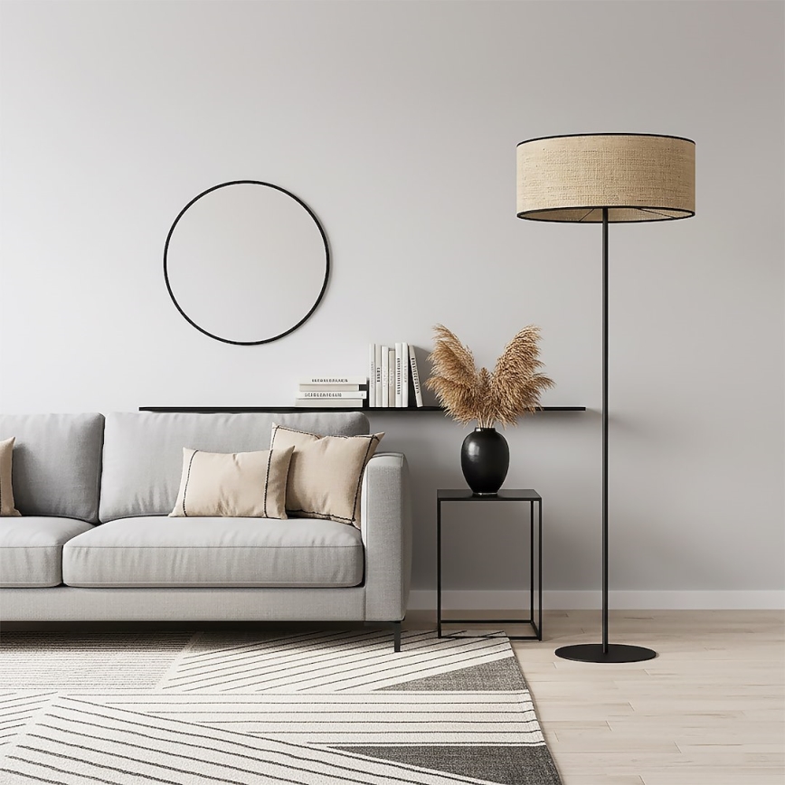 Lampadar ECO 1xE27/15W/230V bej/ratan