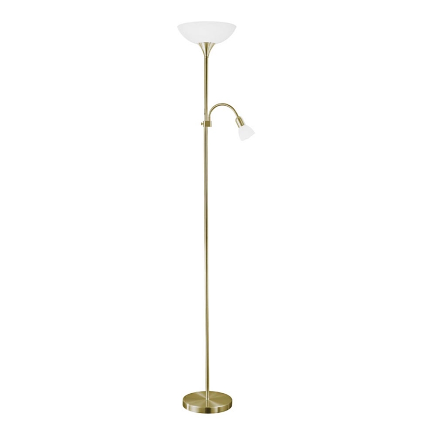 Lampadar EGLO 1xE27/60W + 1xE14/25W alamă