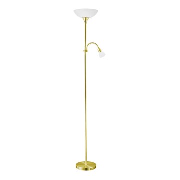 Lampadar EGLO 1xE27/60W + 1xE14/25W auriu