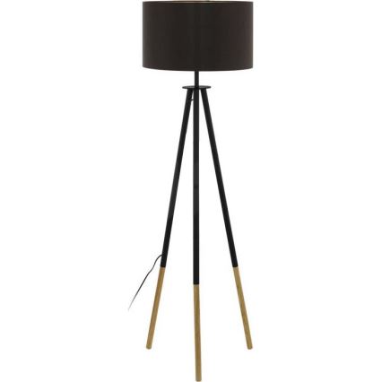 Lampadar Eglo 55291 BIDFORD 1xE27/60W/230V negru/maro