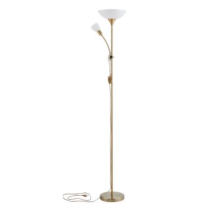 Lampadar EGLO 1xE27/60W + 1xE14/25W auriu