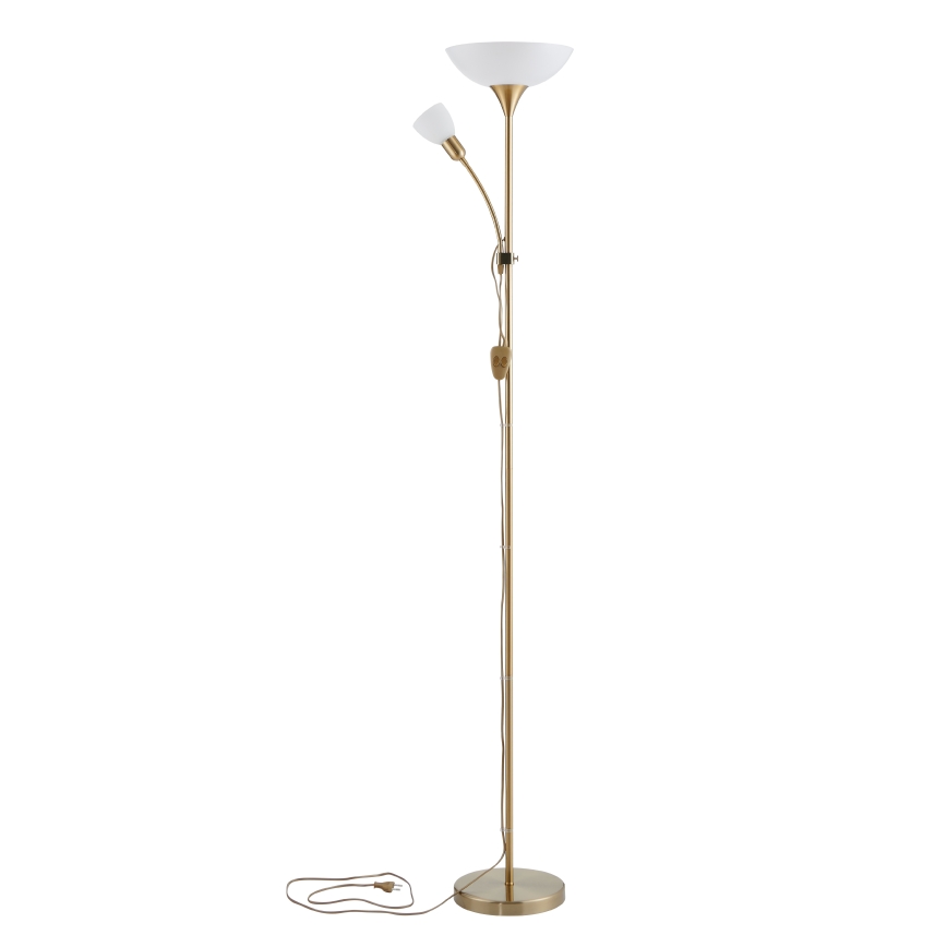 Lampadar EGLO 1xE27/60W + 1xE14/25W auriu