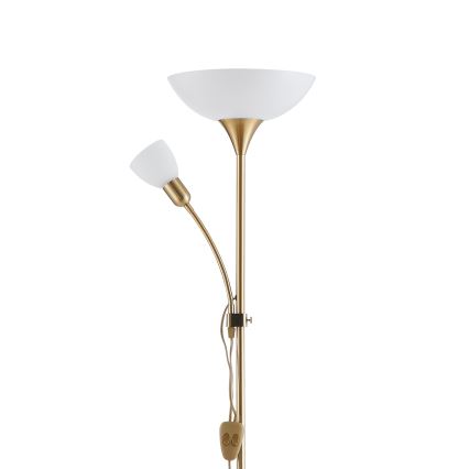 Lampadar EGLO 1xE27/60W + 1xE14/25W auriu