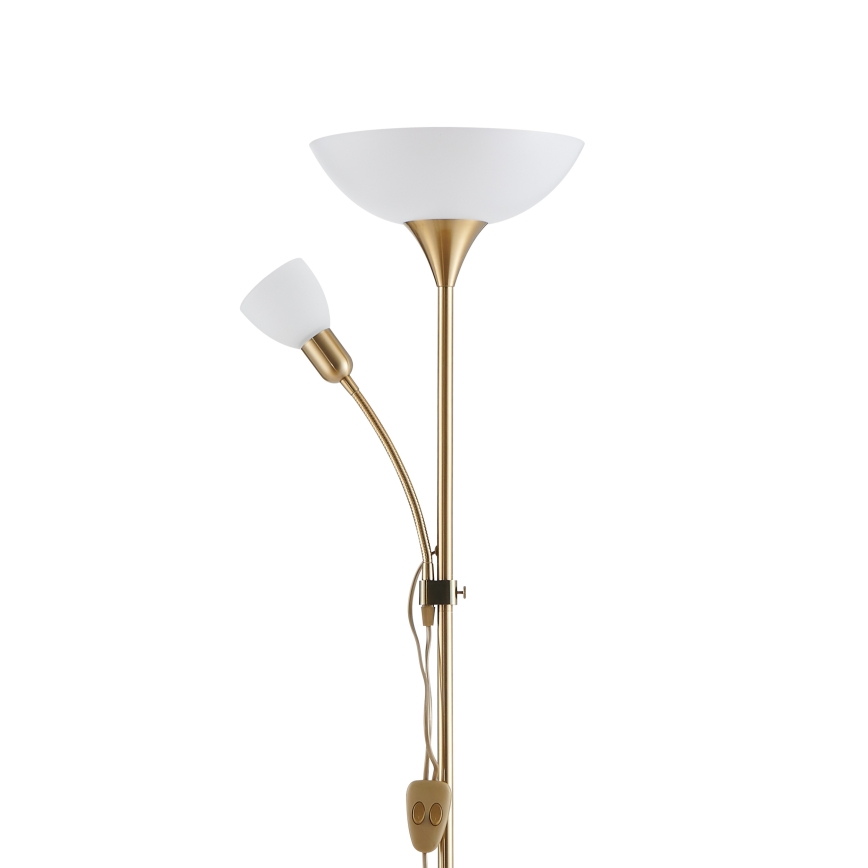 Lampadar EGLO 1xE27/60W + 1xE14/25W auriu