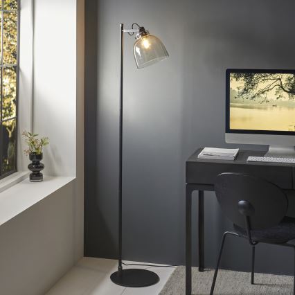 Lampadar Endon 107013 URBAN 1xE27/10W/230V negru/fumuriu