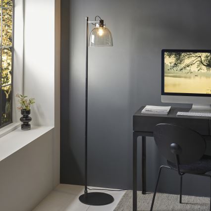 Lampadar Endon 107013 URBAN 1xE27/10W/230V negru/fumuriu