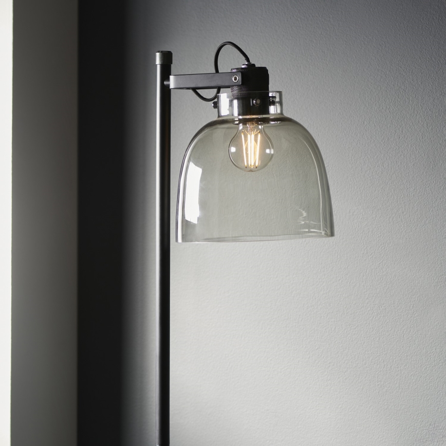 Lampadar Endon 107013 URBAN 1xE27/10W/230V negru/fumuriu