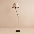 Lampadar flexibil AYD 1xE27/40W/230V negru/bej