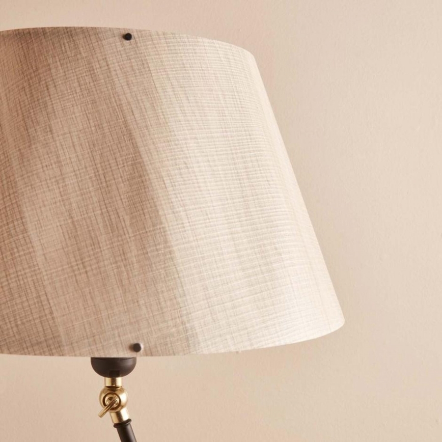 Lampadar flexibil AYD 1xE27/40W/230V negru/bej