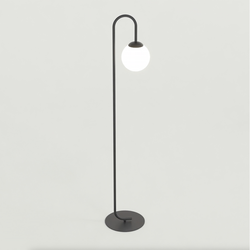 Lampadar FLOR 1xE14/10W/230V negru