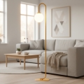Lampadar FLOR 1xE14/10W/230V portocaliu