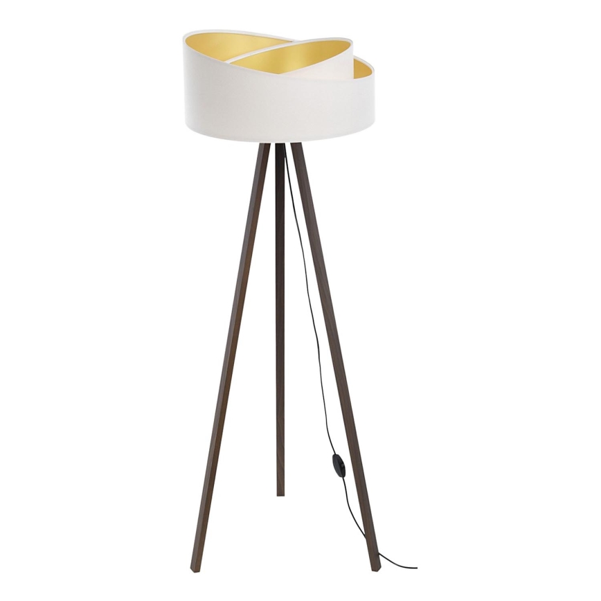 Lampadar GALAXY 1xE27/60W/230V alb/maro